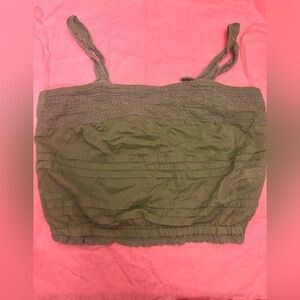 Aeropostale size XS, green cropped tank